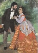 Pierre-Auguste Renoir The Painter Sisley and his Wife (mk09) oil on canvas